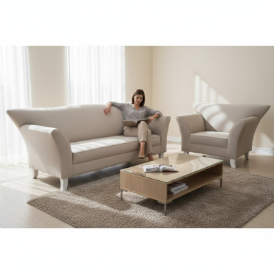 Sofa 3 miejsce do siedzenia + 1 miejsce do siedzenia Zestaw sofowy Podkładka Designerskie Kanapy Sofy Ustawić