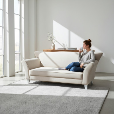 Klasyczna Podkładka Design Kanapa Sofa Trzyosobowa Kanapy Materiałowe 3 miejsce siedzące Sofy Nowość