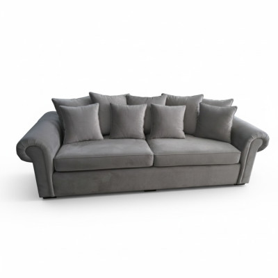 Sofa 3 miejsce do siedzenia Chesterfield Podkładka Sofy klasyczne Trzyosobowe kanapy włókiennicze