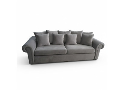 Sofa 3 miejsce do siedzenia Chesterfield Podkładka Sofy klasyczne Trzyosobowe kanapy włókiennicze