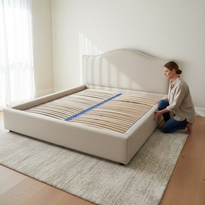 Chesterfield Łóżko Podkładka Podwójne łóżko hotelowe 180x200cm Podstawa łóżka