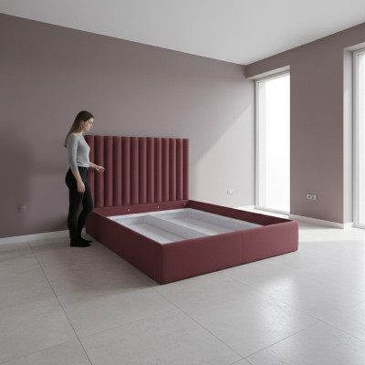 Chesterfield Łóżko Podkładka Podwójne łóżko hotelowe Sypialnia 180x200cm