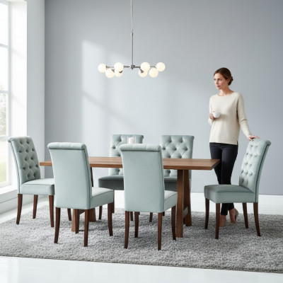 Tabela Nowoczesny Stół obiadowy Drewno Design Drewniany stół Living stoły Jadalnia Pokój