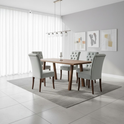 Tabela Nowoczesny Stół obiadowy Drewno Design Drewniany stół Living stoły Jadalnia Pokój