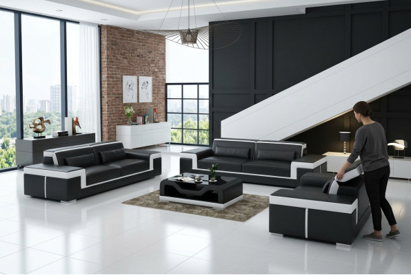 Zestaw sofowy Couch Podkładka Sofa 3+1+1 Kompletny zestaw Obcios 3-częściowy.