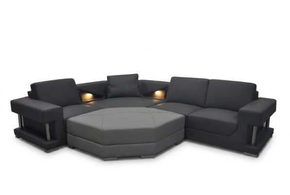 Salon Włókienniczy kanapa narożna Podkładka Kanapa Ustawić Zestaw narożny Sofa Kanapy + USB