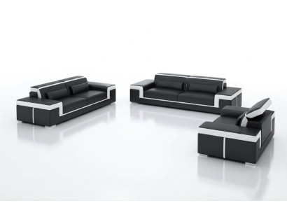 Design Skóra Sofa Kanapa Podkładka Sofy Kanapy Trzyosobowa 3-osobowa Pokój dzienny Siedziba Nowy