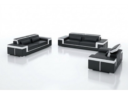 Design Skóra Sofa Kanapa Podkładka Sofy Kanapy Trzyosobowa 3-osobowa Pokój dzienny Siedziba Nowy
