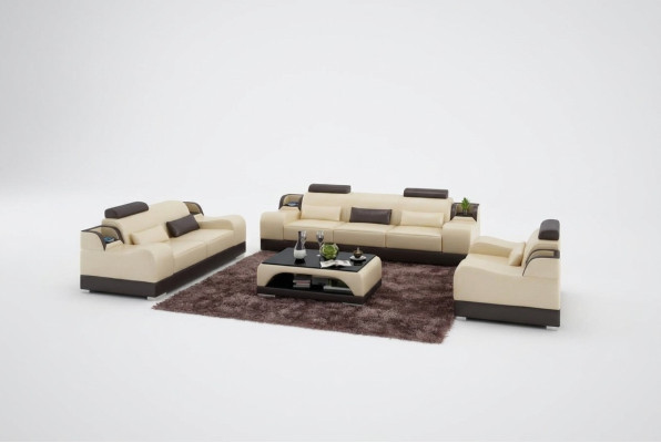 Sofa trzyosobowa Podkładka Designerska sofa trzyosobowa Siedziba Nowoczesne sofy Pokój Meble