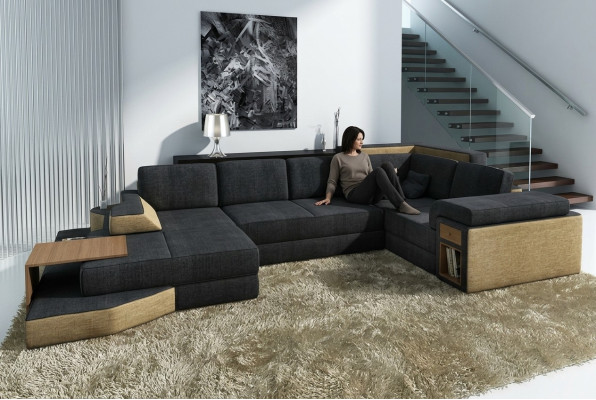 Luksusowa kanapa Narożnikowa do salonu w kształcie U Odkryj Ty wspaniały design
