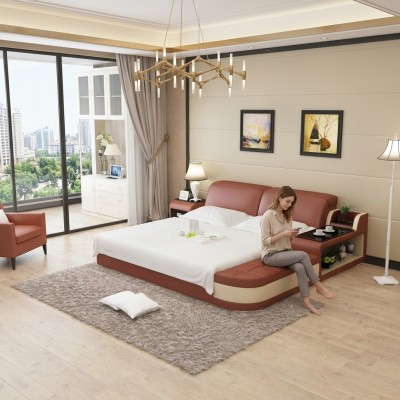 Salon tapicerowany skórzana sofa kanapa Siedziba Podkładka Obcios 3+2+2 sofa