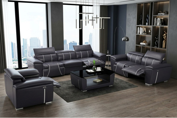 Żywy krajobraz Narożnikowa kanapa z USB U Shape Sofa Couch Podkładka Siedziba Ustawić XXL Nowość