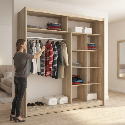 Półki wielofunkcyjne Szafa Półka Szafy magazynowe 200cm