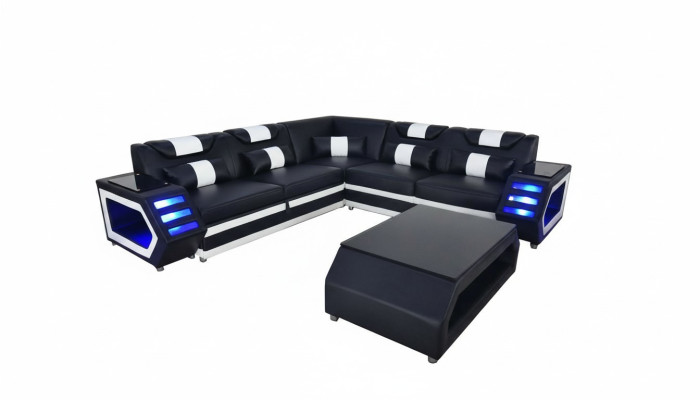 Kompletny zestaw Ustawić narożnik Narożnikowa kanapa Podkładka Zestaw narożny + Tabela + USB