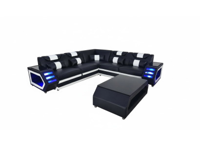 Kompletny zestaw Ustawić narożnik Narożnikowa kanapa Podkładka Zestaw narożny + Tabela + USB