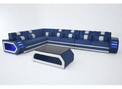 Podkładka Couch Narożnik Skóra Narożnik Sofa z USB Podkładka Krajobraz Pokój Skóra Sofy