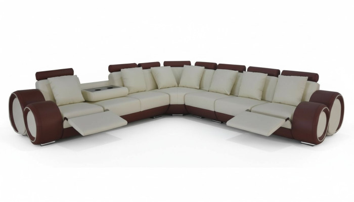 Design Skóra Podkładka Siedziba Pokój Narożnik Living Sofa +USB Designer Ustawić Sofy Nowość