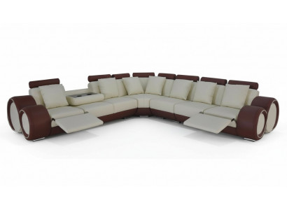 Design Skóra Podkładka Siedziba Pokój Narożnik Living Sofa +USB Designer Ustawić Sofy Nowość