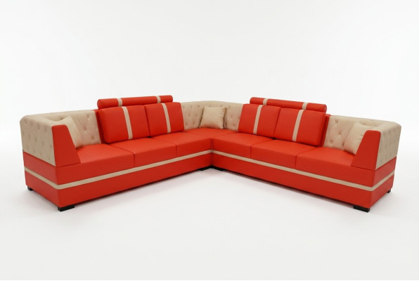 Narożnik Sofa z USB Podkładka Narożnik Living Pokój Projektant Krajobrazu Kanapy Włókiennicze Nowość