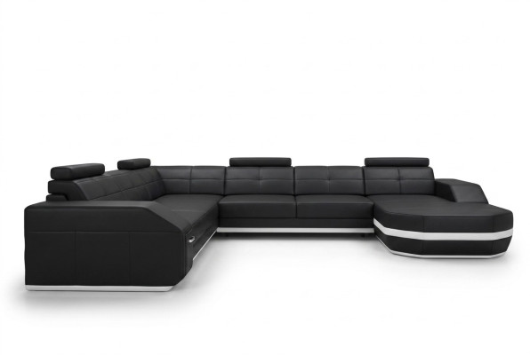 Design Sofa z USB Couch Podkładka Narożnikowa kanapa Żywy krajobraz Skórzana sofa Zestaw narożny
