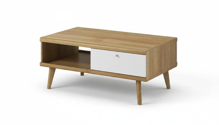 Nowoczesny stolik kawowy Tabela design stoły Drewniany kredens do salonu