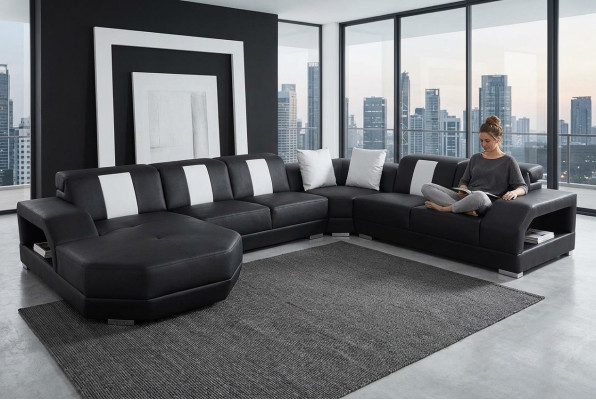 Odkryj Ty ponadczasową elegancję Nasza nowoczesna sofa w kształcie litery U Modern Design