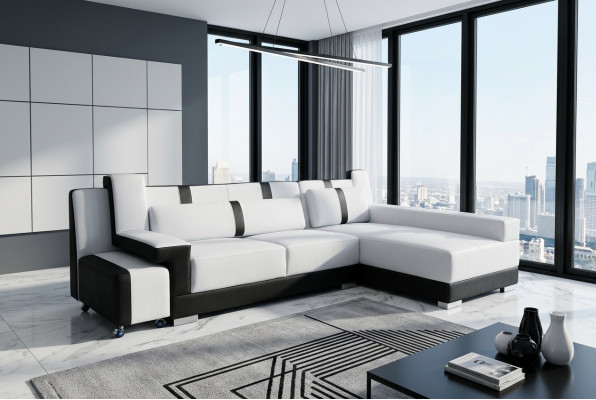 Narożnik Sofa + Kanapa USB Podkładka Narożnik Siedziba Ustawić Żywy krajobraz LED L Shape A1118C