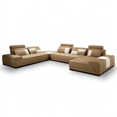Sofa z USB, Kanapa Podkładka Ustawić XXL Duża Narożnik SofySalon Narożnikowa kanapa Nowość