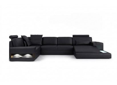 Włókienniczy Sofa Sofa Sofa Podkładka Żywy krajobraz Design Sofy Narożnikowa kanapa USB LED