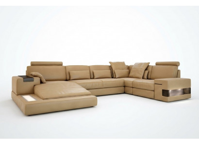 Żywy krajobraz Podkładka Couch Ustawić dużą sofę Bellini Design Skórzana sofa na USB