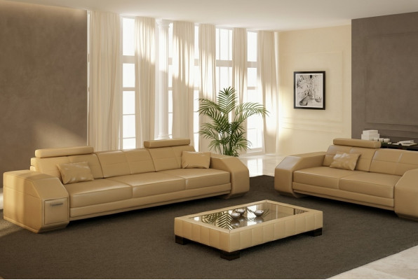 Designerski Zestaw sofowy Skórzana Sofa USB Zestaw 3+2+1 Ustawić Nowa Sofa Kanapa Obcios