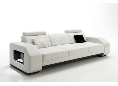 Zestaw sofowy z USB Sofa Couch Podkładka Siedziba Ustawić 3+2+1 Żywy krajobraz Skóra