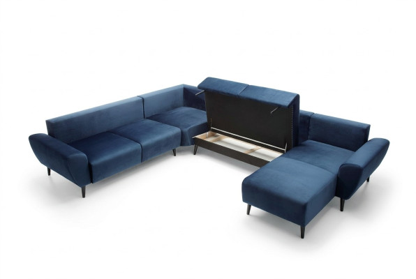 Narożnikowa kanapa Sofa Kształt U Sofa Tapicerowana Kanapa Sofy Kanapy Ustawić Podkładkę