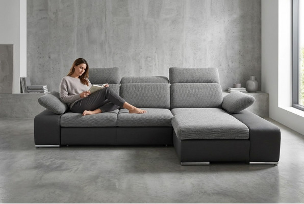 Design Narożnikowa kanapa Kanapa Skóra Wielofunkcyjna Żywy krajobraz Włókienniczy Podkładka