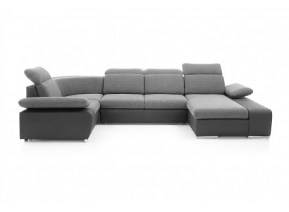 Narożnikowa kanapa Kształt U Sofa Żywy krajobraz Ustawić Podkładkę funkcji łóżko Design