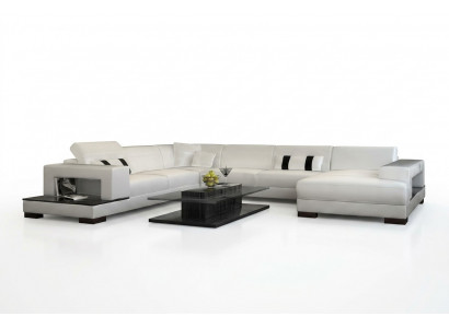 Żywy krajobraz Couch Podkładka Narożnik Ustawić Designerska Sofa Skórzana Duża Sofa z USB