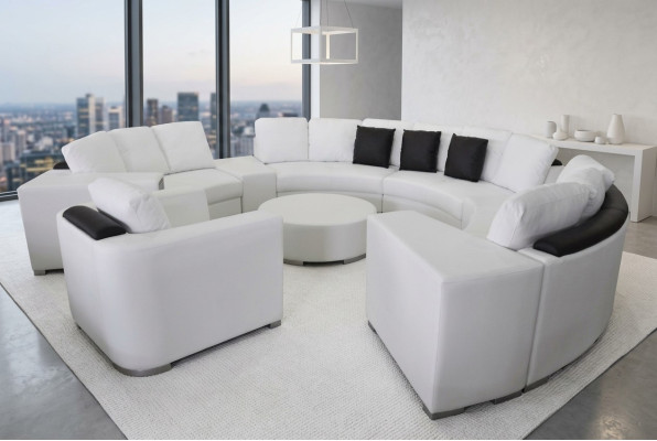 Okrągły Sofa Kanapa Podkładka XXL Duża Okrągły Kanapa Żywy krajobraz Fotel Puff + USB