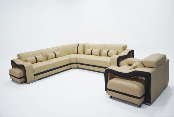Ty the Modern Luxury Skóra Narożnikowa w kształcie litery U do Twojego salonu