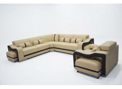 Ty the Modern Luxury Skóra Narożnikowa w kształcie litery U do Twojego salonu