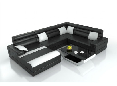 Narożnik kanapa z USB Żywy krajobraz XXL Big Couch Podkładka Ustawić Narożnik Couches UForm