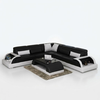Żywy krajobraz Podkładka Narożnik Narożnik Sofa z USB Ustawić Narożnikowa kanapa Kanapy WetzlarC