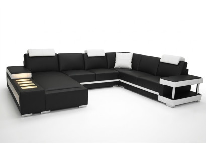 Projektant Skóra Podkładka Narożnik Sofa z USB Podkładka Narożnik Krajobraz Pokój Big Skóra