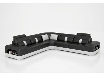Projektant Żywy krajobraz Narożnikowa kanapa Sofa USB Big L Form XXL Siedziba Ustawić Sandberg