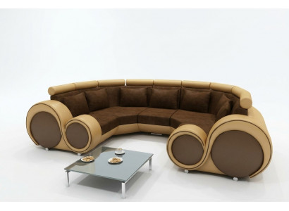 Żywy krajobraz Designerska Sofa Włókienniczy Sofa + Zestaw Tapicerki USB Mikrofibra XXL