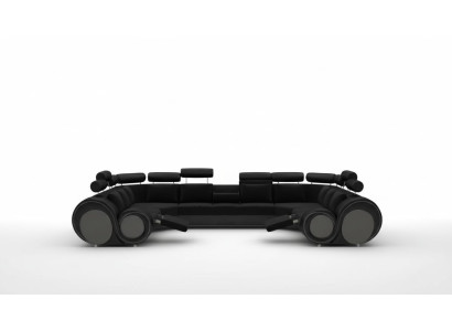 Projektant XXL Żywy krajobraz Sofa z USB Couch Podkładka Narożnikowa kanapa Włókienniczy Materiał Nowość