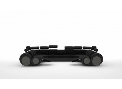Projektant XXL Żywy krajobraz Sofa z USB Couch Podkładka Narożnikowa kanapa Włókienniczy Materiał Nowość