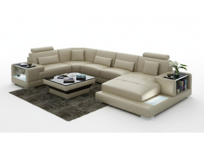 Żywy krajobraz Podkładka Narożnik Narożnik Sofa z USB Ustawić Landscape Skóra Wetzlar