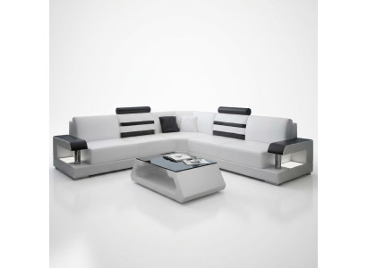 Żywy krajobraz Podkładka Narożnik Narożnik Sofa z USB Ustawić Landscape Skóra Nowy 2723B