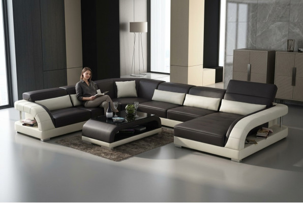 Żywy krajobraz Podkładka Narożnik Narożnik Sofa + USB Ustaw Landscape Skóra Siedziba