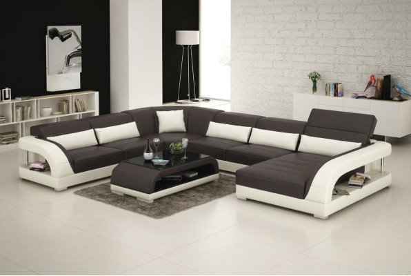 Żywy krajobraz Podkładka Narożnik Narożnik Sofa + USB Ustaw Landscape Skóra Siedziba